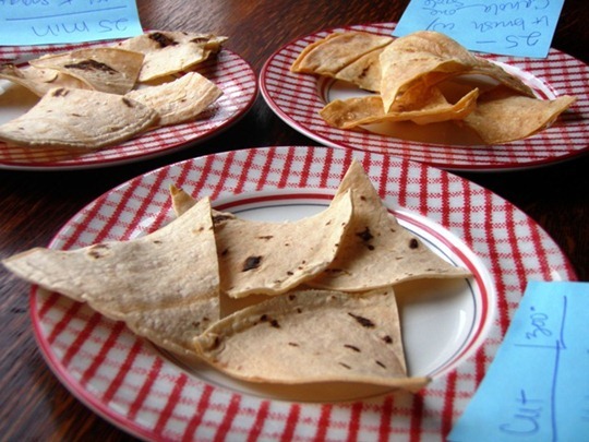 Homemade tortilla chips