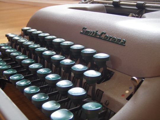 Old typewriter