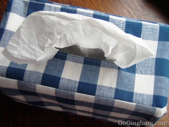Tissue box slipcover