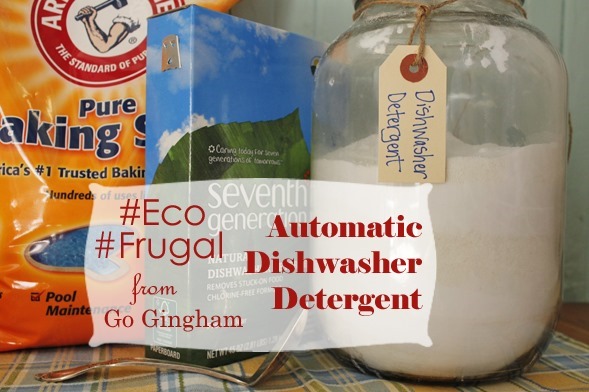 Dishwasher detergent hack from Go Gingham