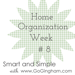 Home Organization Weekly Project from Go Gingham