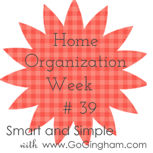 Home Organization Week 39 from Go Gingham