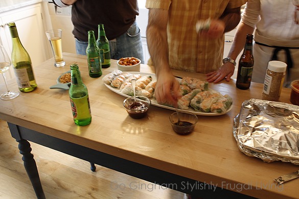 Appetizers Go Gingham Style