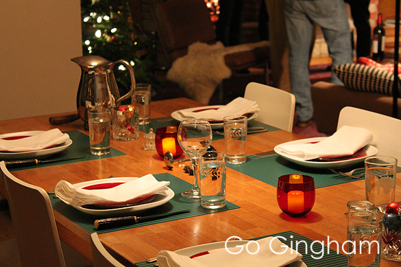 Holiday dinner group from Go Gingham