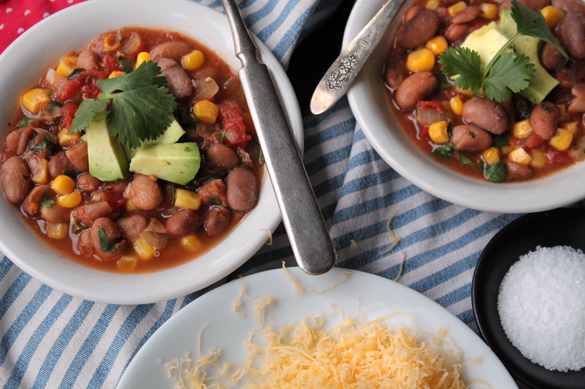 Vegetarian Chili from Go Gingham