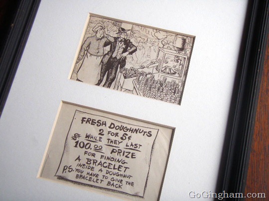 Go Gingham: DIY Artwork framing project