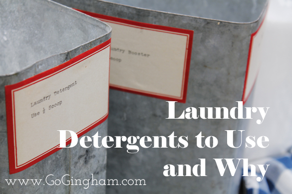 Laundry Detergents to Use and Why from www.GoGingham.com