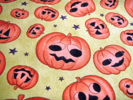 Homemade Halloween decorations fabric