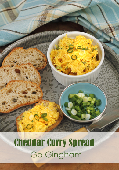 Cheddar Curry Spread Go Gingham