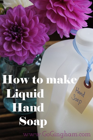 Liquid hand soap how to copy