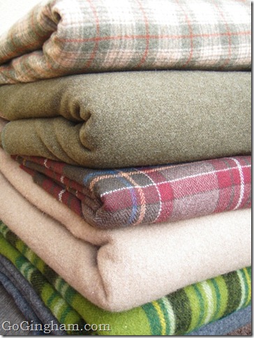 Go Gingham: Wool blankets