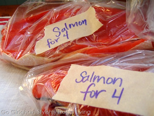 Salmon for freezer