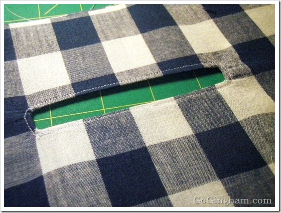 Sewing Project:  Tissue Box Slip-Cover