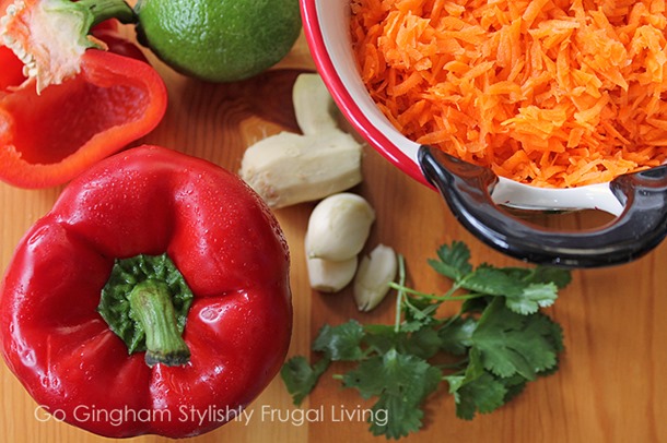 Real food ingredients - vegetables Go Gingham