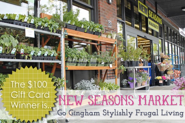 Go Gingham New Seasons Market Winner
