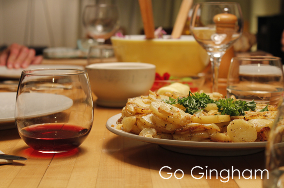 Dinner Group with Go Gingham