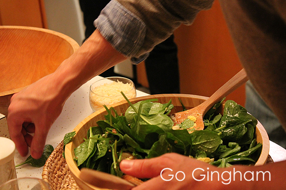 Holiday dinner group from Go Gingham