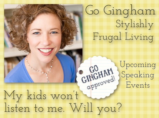 Go Gingham Upcoming Speaking Events