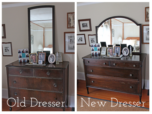 Old and new dresser Go Gingham