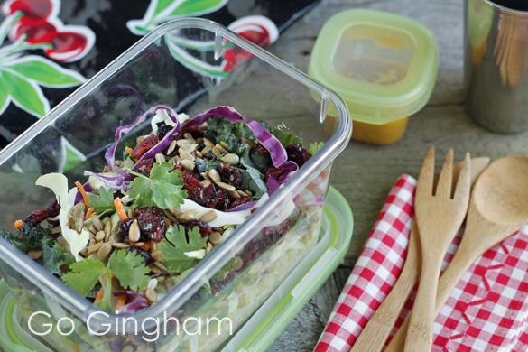 Cabbage over quinoa Go Gingham