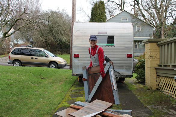 Green Living Recycle More Go Gingham