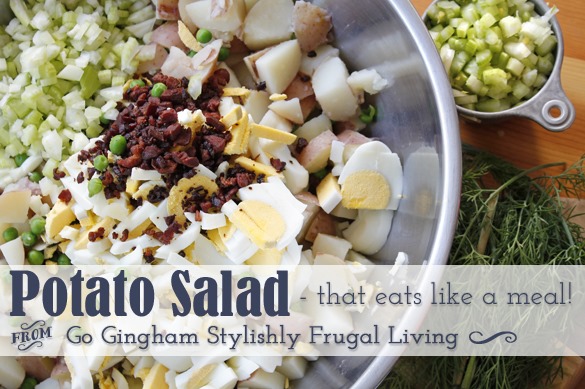 Potato Salad that eats like a meal www.GoGingham.com