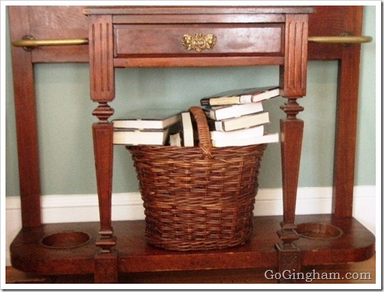 The Library Book Return Basket