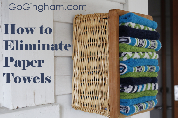 How to eliminate paper towels from Go Gingham