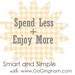 Spend less and enjoy more from Go Gingham