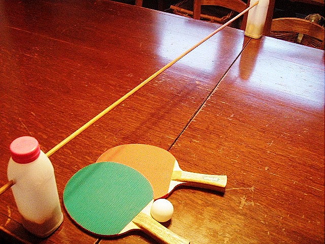 Go Gingham: Ping Pong Table DIY
