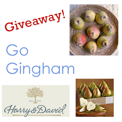 Pear giveaway Go Gingham