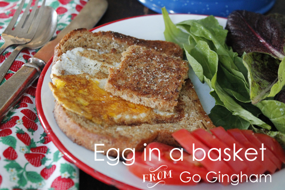 Egg in the basket from Go Gingham