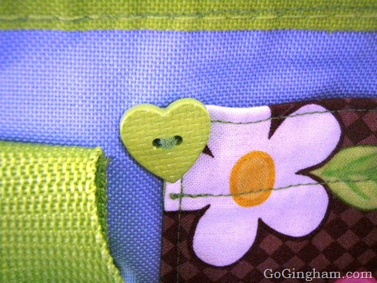 Go Gingham: Re-purposed tote bag