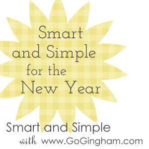 Smart and Simple for the New Year from Go Gingham