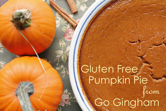 Crust-Less Pumpkin Pie from Go Gingham Stylishly Frugal Living