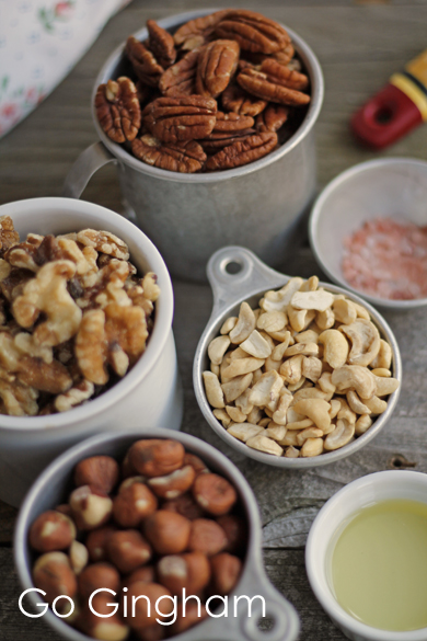 Recipe Mixed Nuts Go Gingham