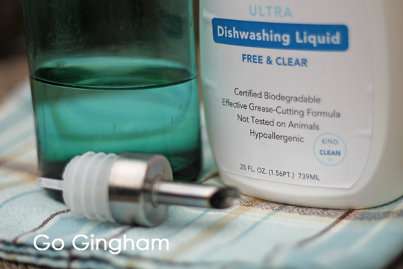 Liquid dish soap Go Gingham