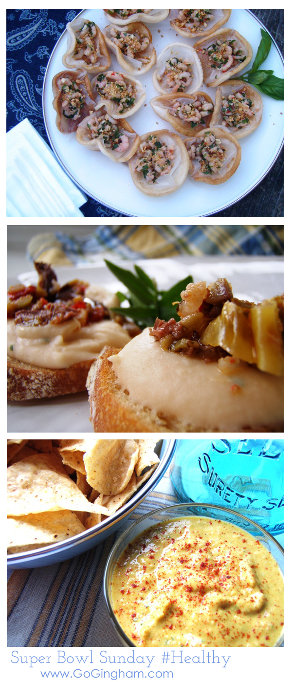 Healthier Super Bowl Sunday from Go Gingham