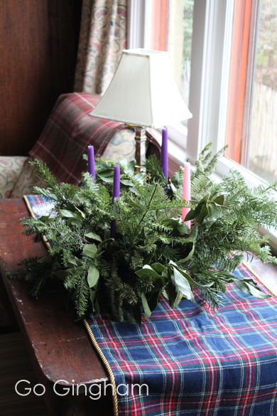Christmas Decorations Advent Wreath Go Gingham Christmas Decorations Advent Wreath Go Gingham