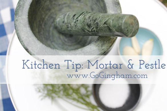 How to use a mortar and pestle