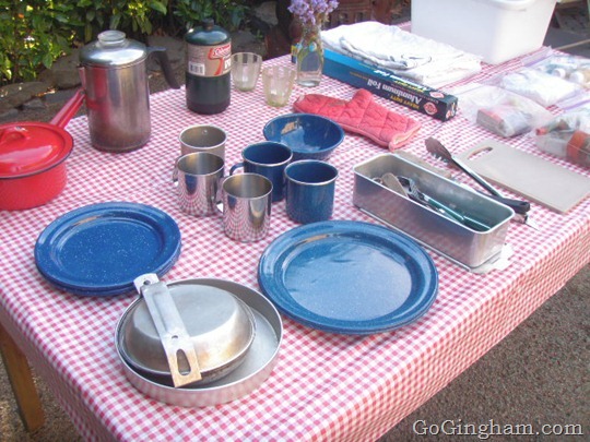 Camp Cooking Supplies