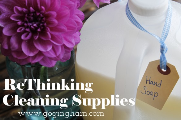 ReThinking Laundry and Cleaning Supplies