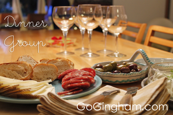 Dinner Group with Go Gingham