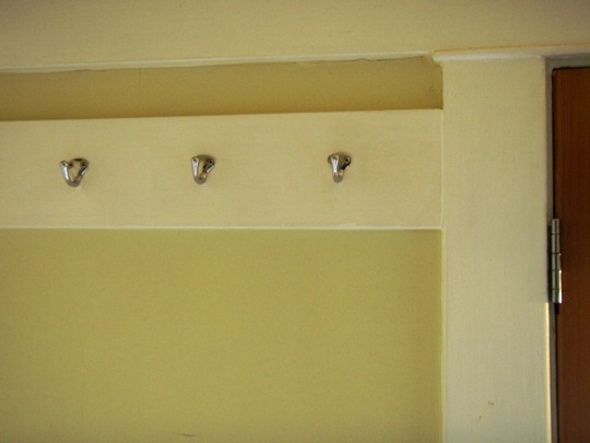 Hooks on wood