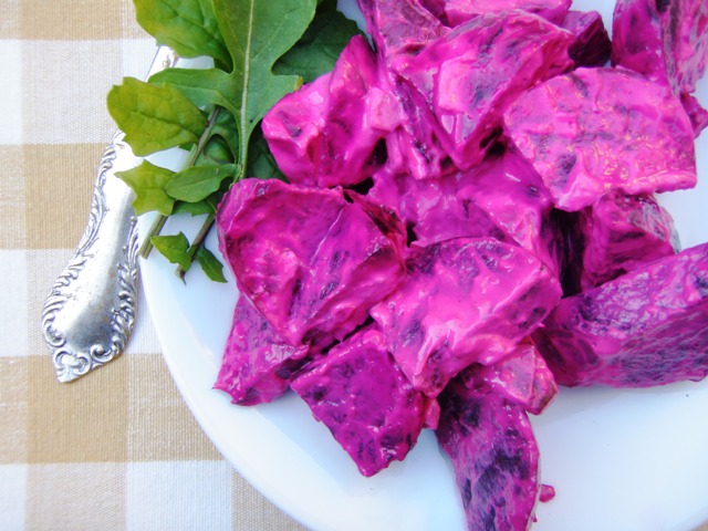 Go Gingham: beet salad recipe
