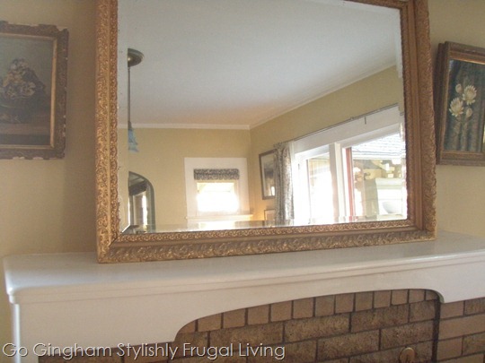 Decorate mantel for Halloween