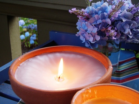 Go Gingham: make new candles from old candles