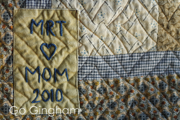 Healthier bedding for college Go Gingham Quilt for college from Go Gingham