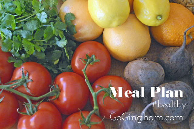 Meal Planning with Go Gingham