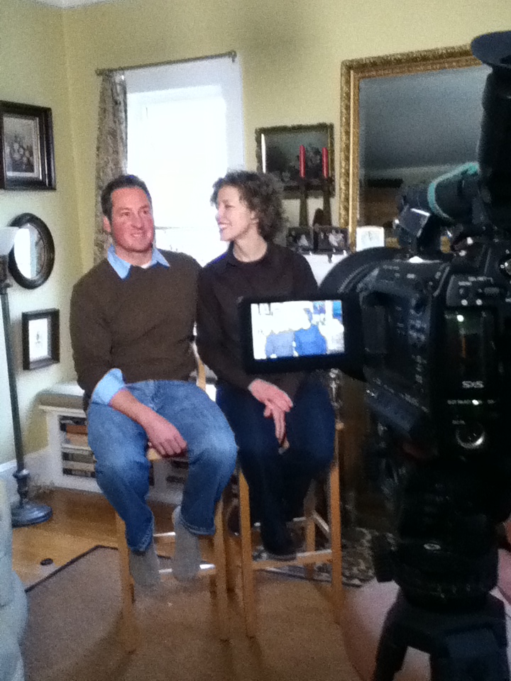 Go Gingham: Sara with husband